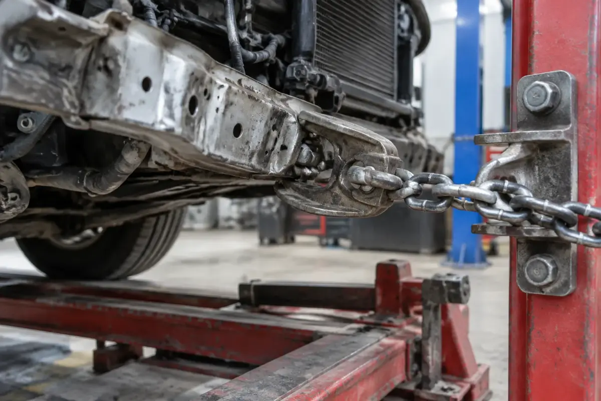 Frame Repair at Combat Collision, Bridgeport, PA